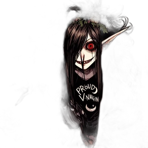 mask, staff, hair, weapon, concept art, anime, fantasy art, cartoon transparent PNG cut-out