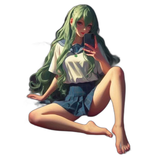 dress, staff, creature, face, pixel art, concept art, anime, fantasy art transparent PNG cut-out