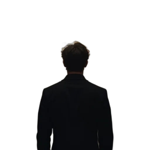 jacket, staff, face, robot transparent PNG cut-out