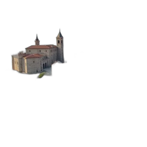 building, crown, umbrella, sword, 3d render, pixel art, concept art, photorealistic transparent PNG cut-out