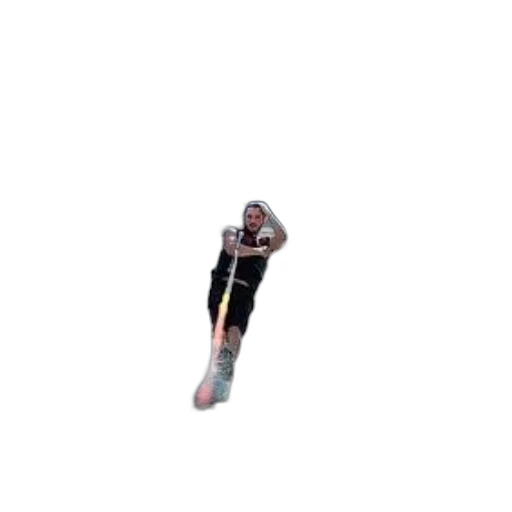 shoes, creature, robot, weapon, pixel art, 3d render, man, water transparent PNG cut-out
