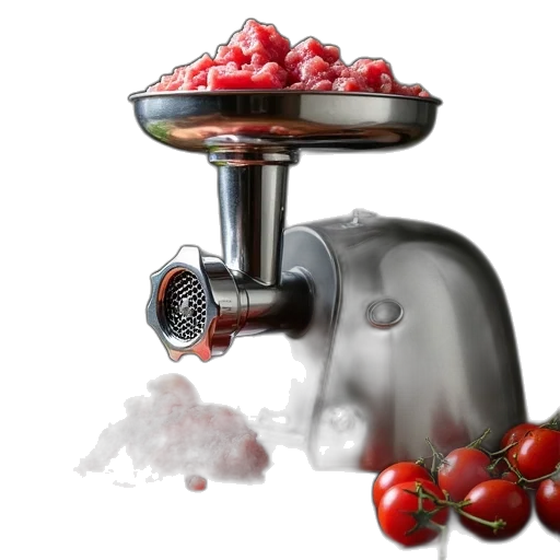 food, robot, weapon, photorealistic transparent PNG cut-out