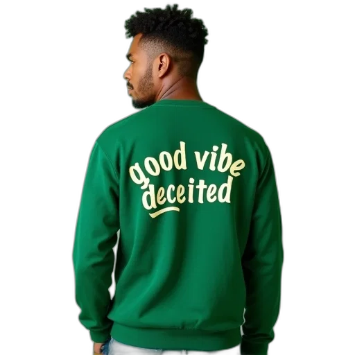 jacket, green, man, stands transparent PNG cut-out