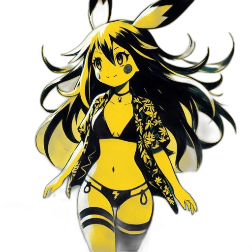 dress, mask, animal, creature, anime, pixel art, concept art, cartoon transparent PNG cut-out