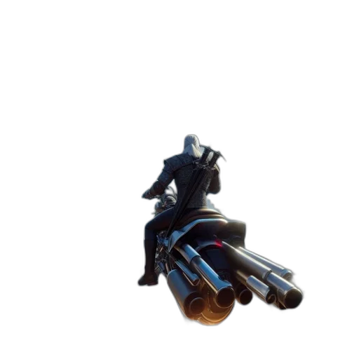 weapon, robot, sword, staff, concept art, 3d render, pixel art, cyberpunk transparent PNG cut-out