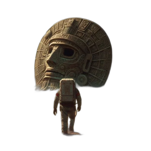 mask, hat, creature, face, concept art, 3d render, fantasy art, photorealistic transparent PNG cut-out