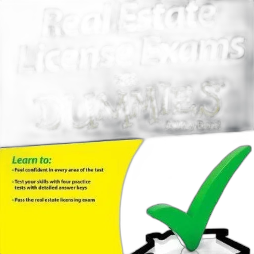real, estate, license, exams, dummies, wiley, brand, featuring transparent PNG cut-out