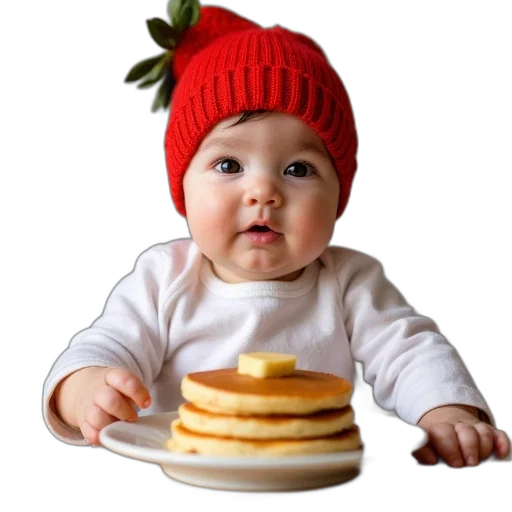 hat, food, jacket, face transparent PNG cut-out
