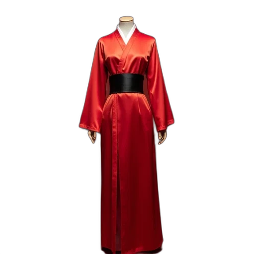 dress, red, mannequin, displays, traditional, chinese, white, collar transparent PNG cut-out