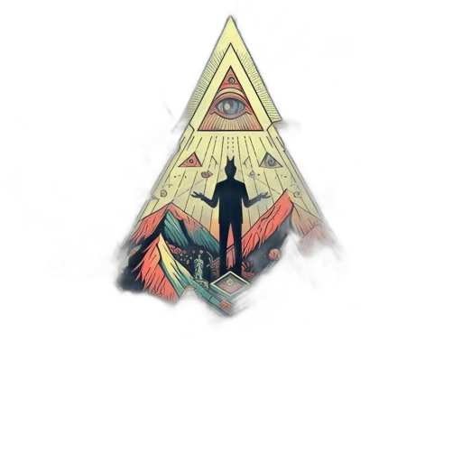 jacket, jewelry, umbrella, mask, pixel art, concept art, fantasy art, 3d render transparent PNG cut-out