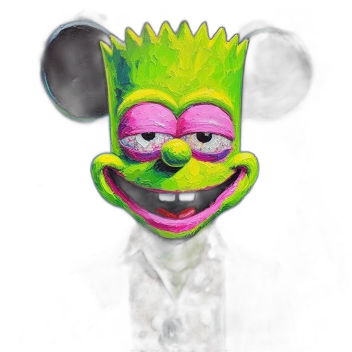 mask, creature, staff, face, 3d render, concept art, cartoon, photorealistic transparent PNG cut-out
