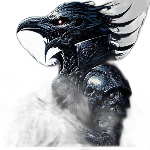 dragon, mask, face, sword, fantasy art, concept art, photorealistic, comic book art transparent PNG cut-out