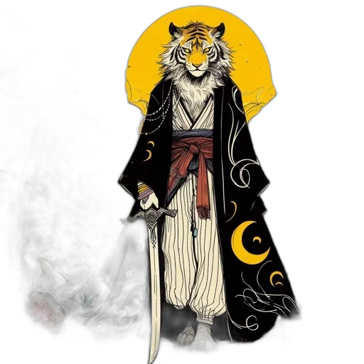 staff, fantasy art, concept art, pixel art, comic book art, golden, monochrome, dark transparent PNG cut-out