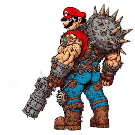 weapon, creature, animal, concept art, pixel art, fantasy art, comic book art, artistic transparent PNG cut-out