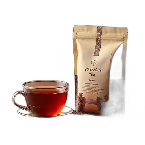 chocolate, tea, sacheth, bag, 10g transparent PNG cut-out