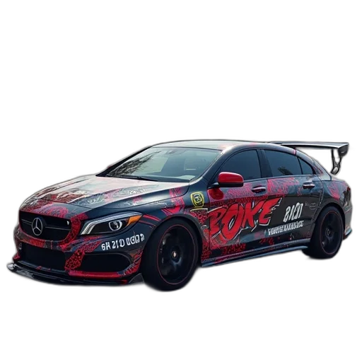 car, 3d render, vehicle, wrap transparent PNG cut-out