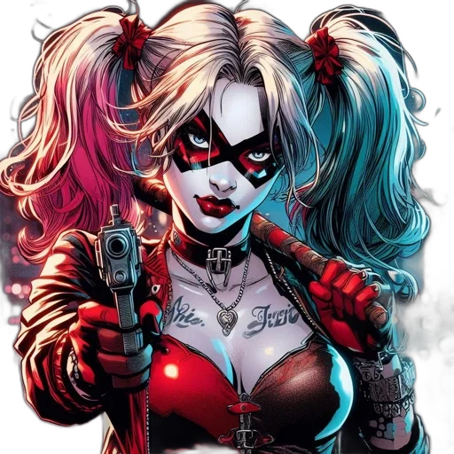 comic book art, cartoon, concept art, animated, rebel, woman, sports, vivid transparent PNG cut-out