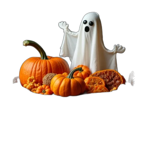 mask, food, 3d render, concept art, pixel art, photorealistic, basket, halloween transparent PNG cut-out