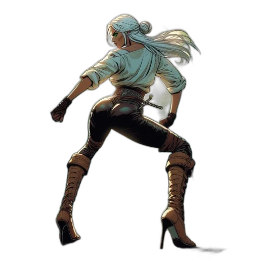 sword, staff, weapon, shoes, concept art, fantasy art, pixel art, comic book art transparent PNG cut-out