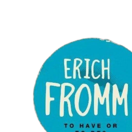 erich, fromm, book, have, minimalist, design, featuring, blue transparent PNG cut-out