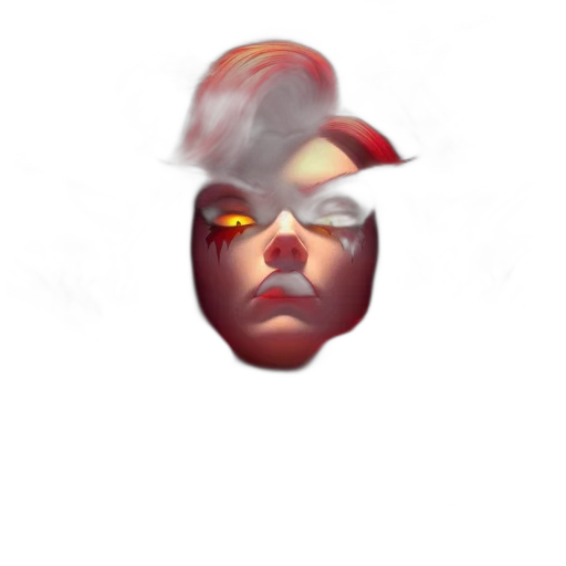 mask, face, crown, robot, concept art, pixel art, fantasy art, 3d render transparent PNG cut-out