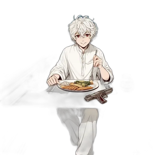 food, creature, staff, animal, pixel art, concept art, anime, watercolor transparent PNG cut-out