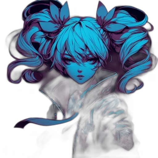 mask, face, hair, dragon, fantasy art, concept art, anime, vaporwave transparent PNG cut-out