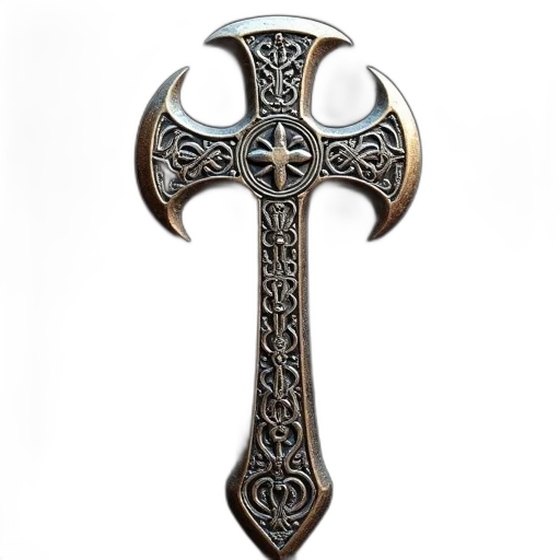 sword, staff, weapon, jewelry transparent PNG cut-out
