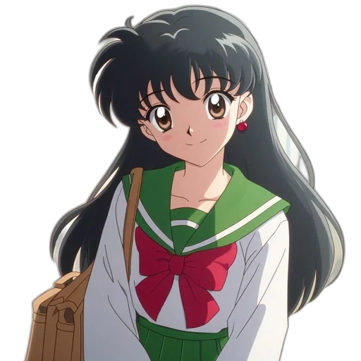 dress, jacket, face, anime, vaporwave, cartoon, concept art, green transparent PNG cut-out