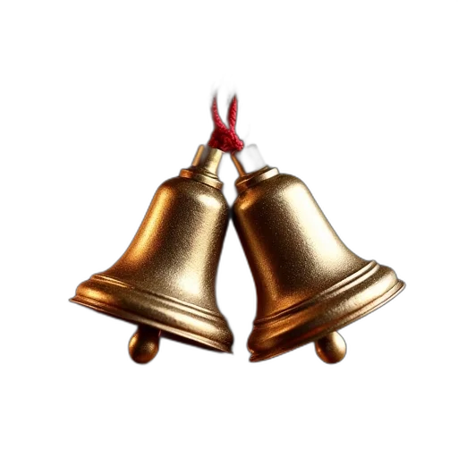jewelry, crown, staff, hat, 3d render, photorealistic, christmas, bells transparent PNG cut-out