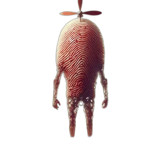 creature, robot, animal, hair, concept art, 3d render, photorealistic, watercolor transparent PNG cut-out
