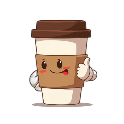 staff, pixel art, 3d render, cartoon, concept art, character, resembling, coffee transparent PNG cut-out