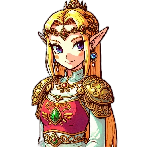 crown, staff, dress, jewelry, pixel art, fantasy art, concept art, watercolor transparent PNG cut-out