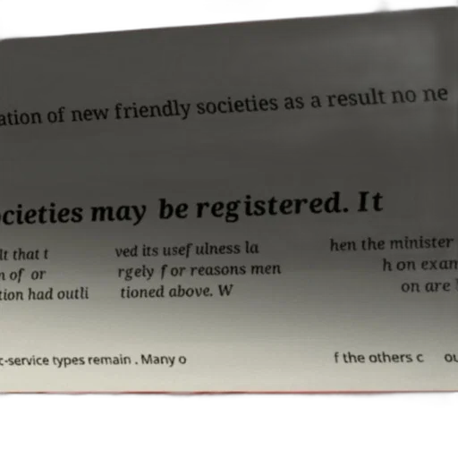 image, contains, text, discussing, registration, new, friendly, societies transparent PNG cut-out