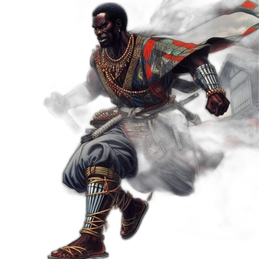 sword, fantasy art, concept art, comic book art, photorealistic, dark, earth tones, african transparent PNG cut-out