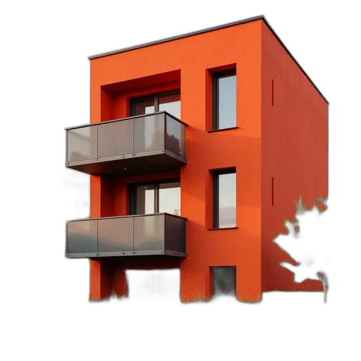 building, furniture, 3d render, concept art transparent PNG cut-out