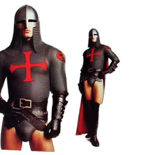 concept art, left, page, features, male, model, medieval, knight transparent PNG cut-out
