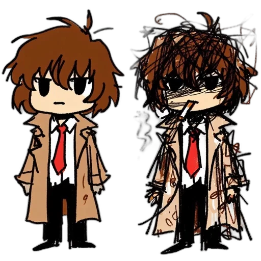 concept art, cartoon, pixel art, anime, red, monochrome, dark, two transparent PNG cut-out