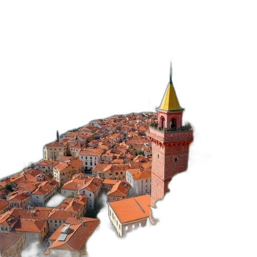 building, 3d render, photorealistic, concept art, city street, picturesque, view, mediterranean transparent PNG cut-out