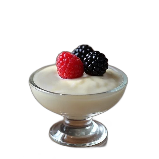 food, crown, small, glass, dish, filled, creamy, dessert transparent PNG cut-out
