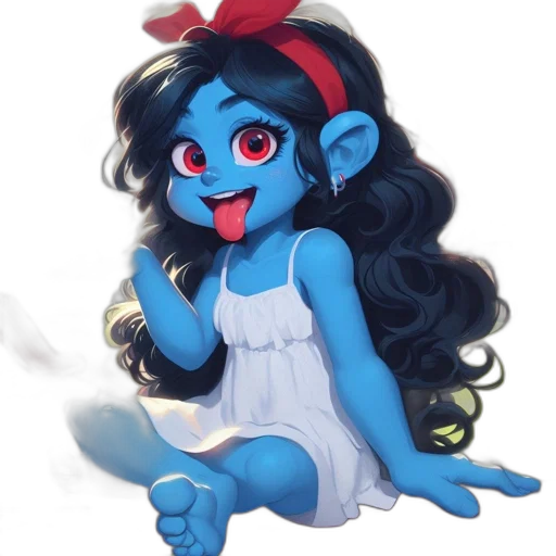 staff, creature, mask, concept art, fantasy art, cartoon, anime, blue transparent PNG cut-out