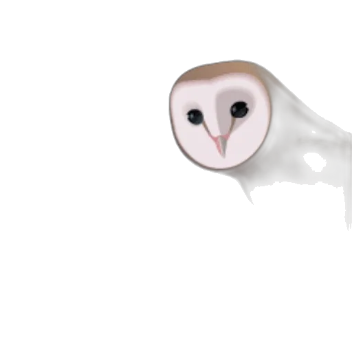 mask, face, animal, weapon, 3d render, photorealistic, barn, owl transparent PNG cut-out