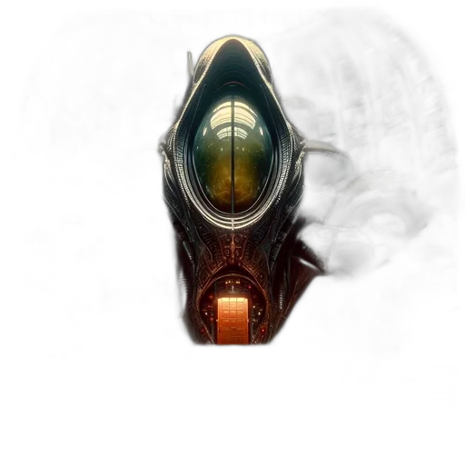 mask, weapon, face, robot, concept art, fantasy art, 3d render, photorealistic transparent PNG cut-out