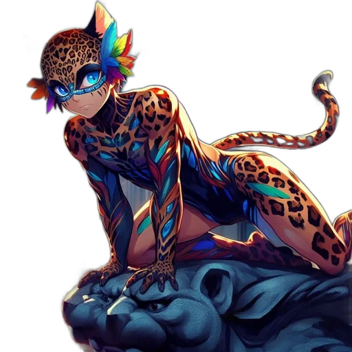 animal, creature, mask, jewelry, concept art, fantasy art, cyberpunk, pixel art transparent PNG cut-out