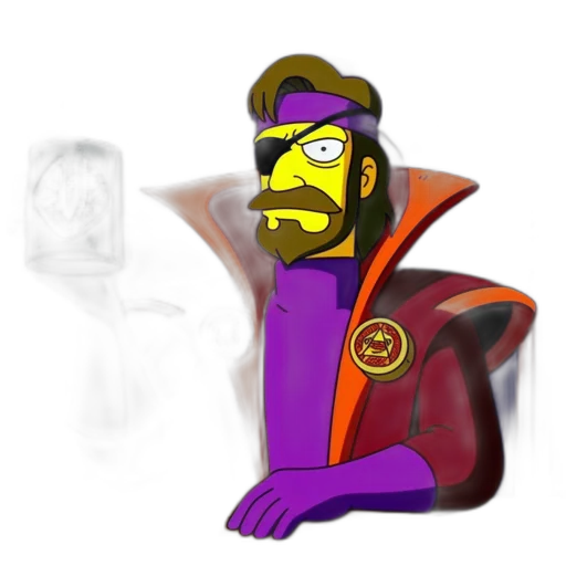 staff, jacket, mask, concept art, cartoon, 3d render, fantasy art, outer space transparent PNG cut-out