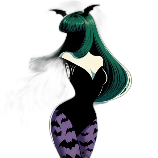 dress, creature, fantasy art, concept art, pixel art, 3d render, dark, monochrome transparent PNG cut-out