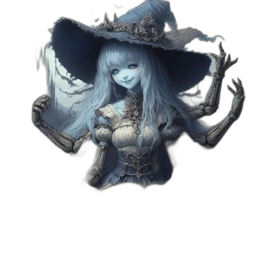 hat, staff, crown, dragon transparent PNG cut-out