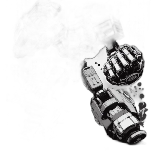 robot, weapon, mask, shoes, concept art, photorealistic, 3d render, comic book art transparent PNG cut-out
