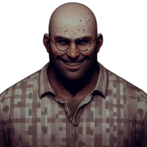 face, mask, jacket, creature, concept art, 3d render, comic book art, photorealistic transparent PNG cut-out