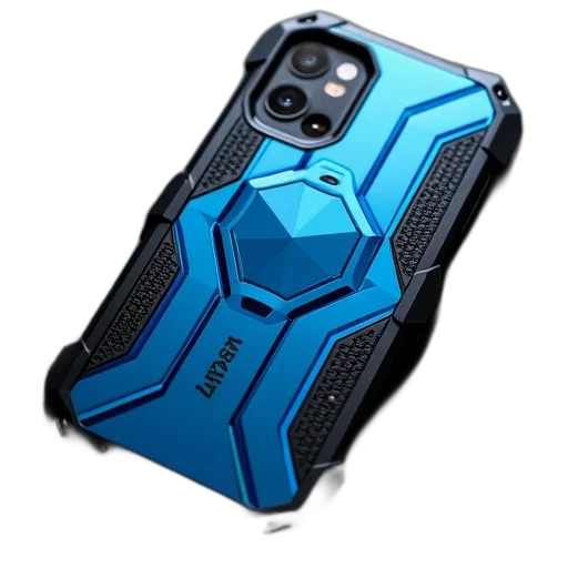 weapon, robot, cyberpunk, 3d render transparent PNG cut-out